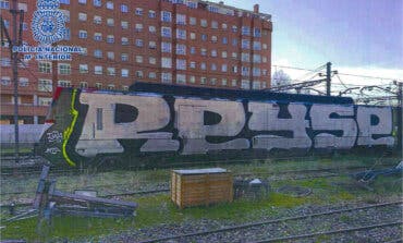 Detenidos 28 grafiteros por realizar pintadas en vagones de trenes en Madrid y Guadalajara 