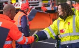 Ayuso supervisa el Plan de Inclemencias Invernales que cuenta con más recursos ante posibles nevadas 