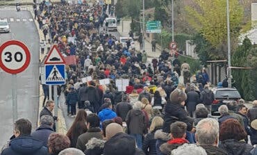 Los vecinos de Rivas se echaron a la calle contra el nuevo carril bici 