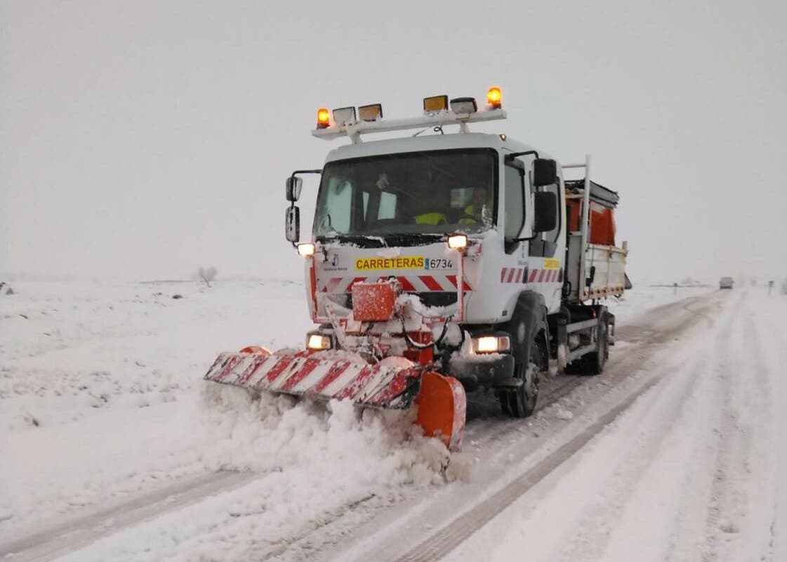 Guadalajara: Activado el METEOCAM en fase de alerta en toda CLM por el temporal de nieve y viento