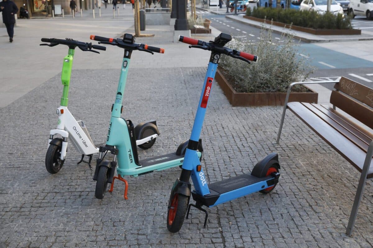 Los nuevos patinetes eléctricos de Madrid no permitirán la circulación ni el estacionamiento en zonas indebidas