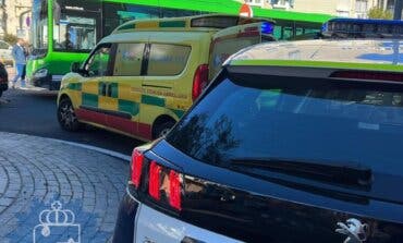 Varios heridos en un accidente con un autobús implicado en San Fernando de Henares