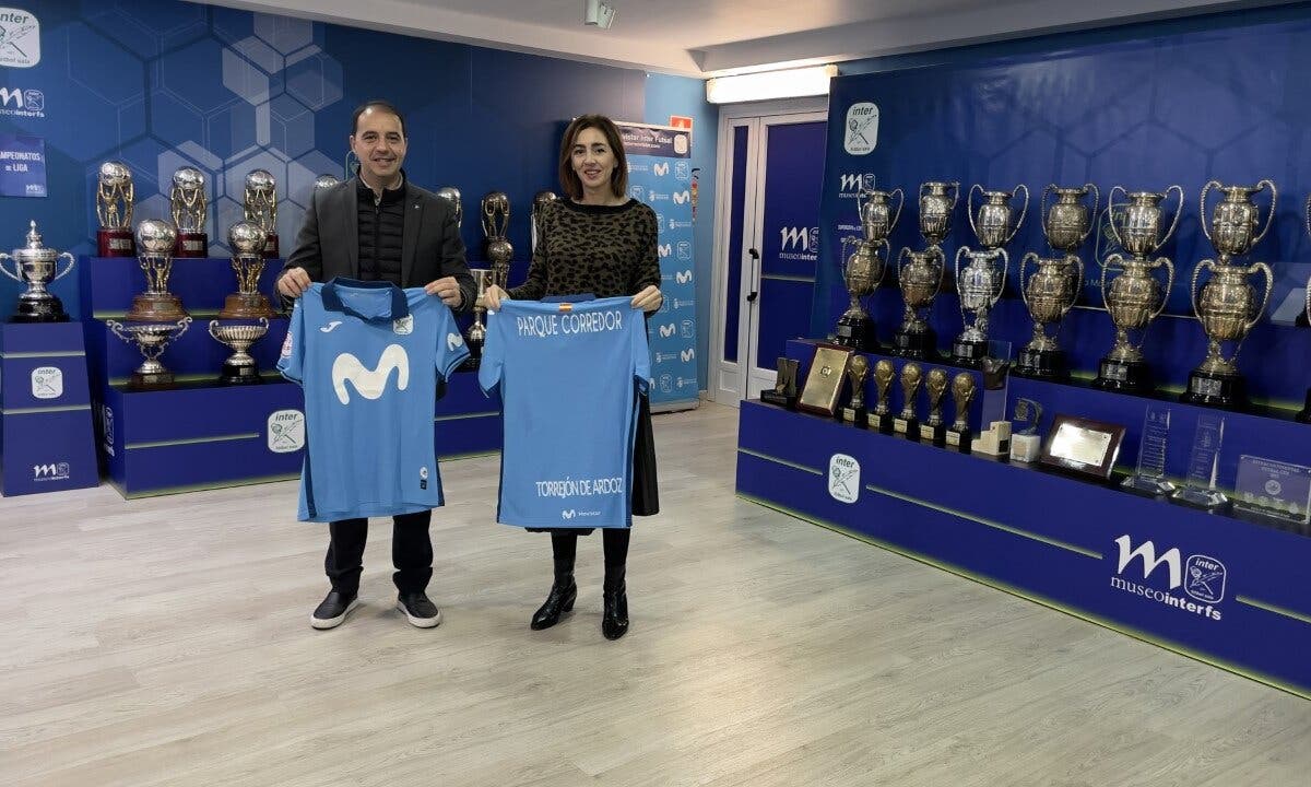 Parque Corredor y el club de fútbol sala Movistar Inter renuevan su colaboración