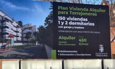 Torrejón de Ardoz construye 150 viviendas de alquiler desde 450 euros al mes 