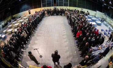 Llega a Torrejón un nuevo grupo de militares ucranianos heridos para ser atendidos en Madrid