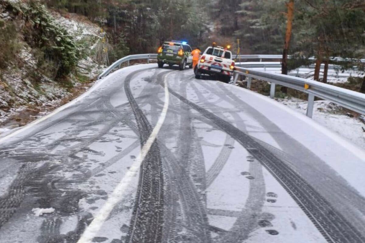 Activado el aviso amarillo por nieve y viento en la Sierra de Madrid