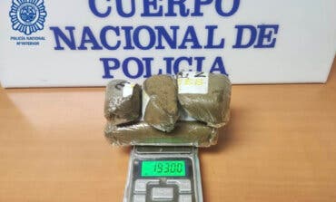 Detenido con 193 gramos de hachís tras intentar robar en un centro comercial de Guadalajara