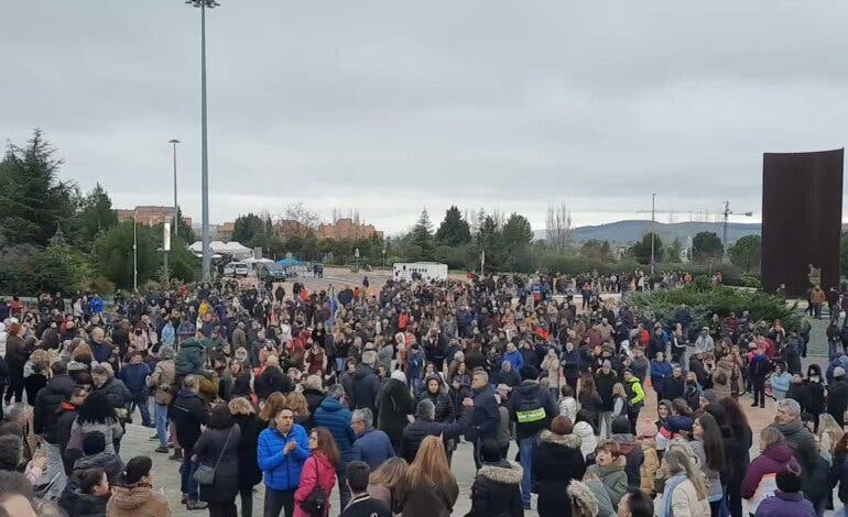 Los vecinos de Rivas salen por tercera vez a la calle para protestar contar el nuevo carril bici 