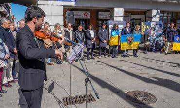 El Corredor del Henares recuerda a las víctimas de Ucrania cuando se cumple un año de la guerra 