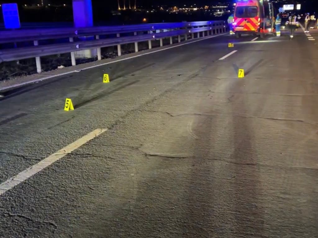 Muere un joven de 30 años atropellado en la A-5, a la altura de Móstoles