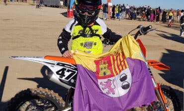 El torrejonero, Marcos Aroca, gran promesa del motocross