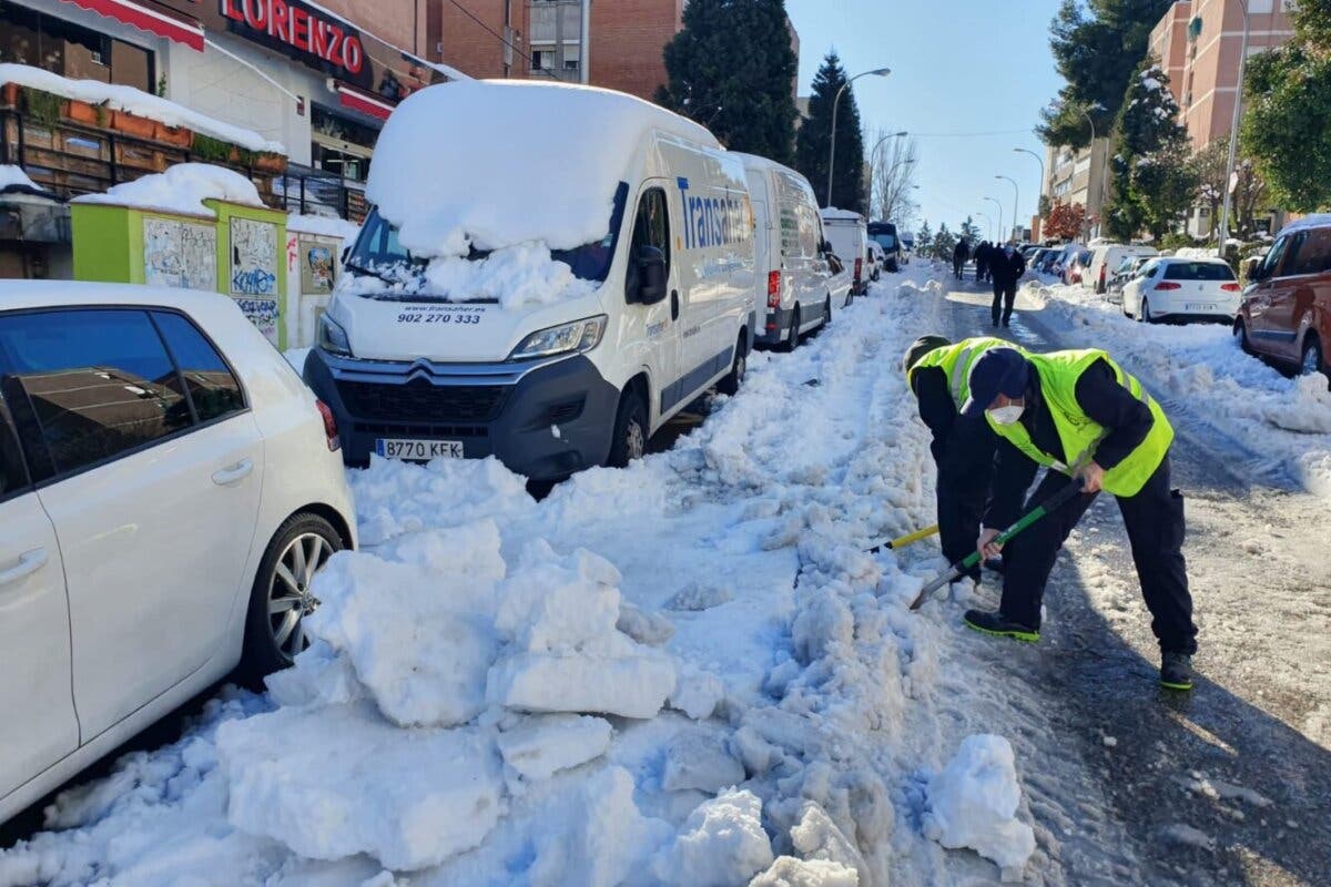 Madrid recurre a la Justicia para reclamar al Gobierno 60 millones por los daños de Filomena 