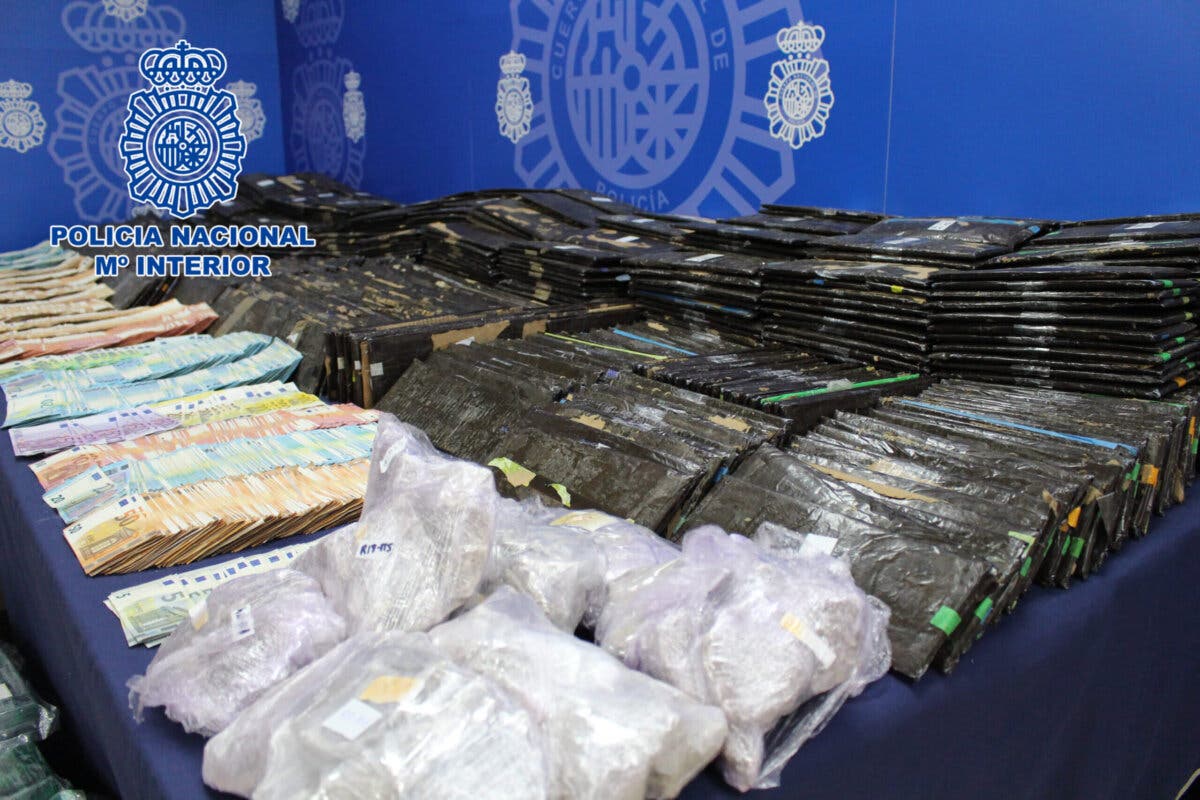 La mayor incautación de cocaína en Madrid desde 2019: media tonelada y 38 detenidos 