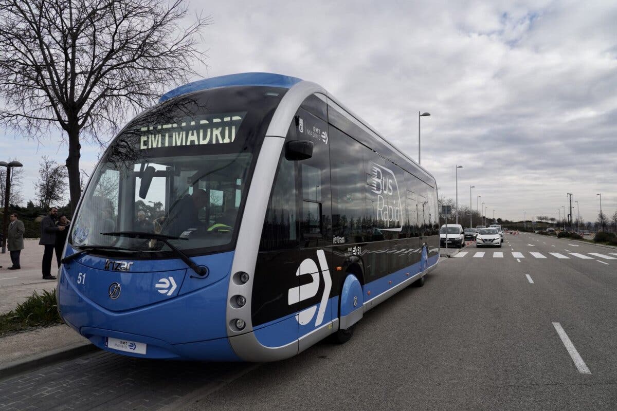 Así es el primer Bus Rapid de Madrid que estará operativo a partir de mayo