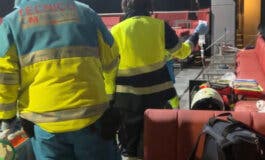 Herido grave un trabajador al caer desde cinco metros de altura en Madrid 