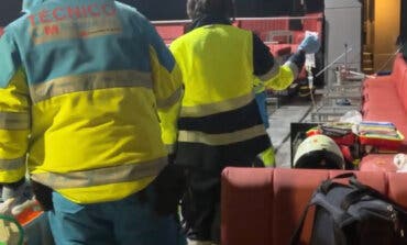 Herido grave un trabajador al caer desde cinco metros de altura en Madrid 