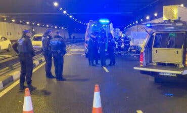 Herido grave un operario atropellado por un camión en el túnel de Plaza de Castilla