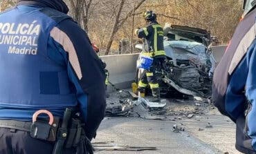 Muere un hombre en un choque frontal en Valdemingómez