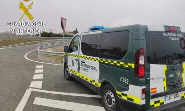 Investigado un motorista que dio positivo en alcohol tras un accidente en Guadalajara 