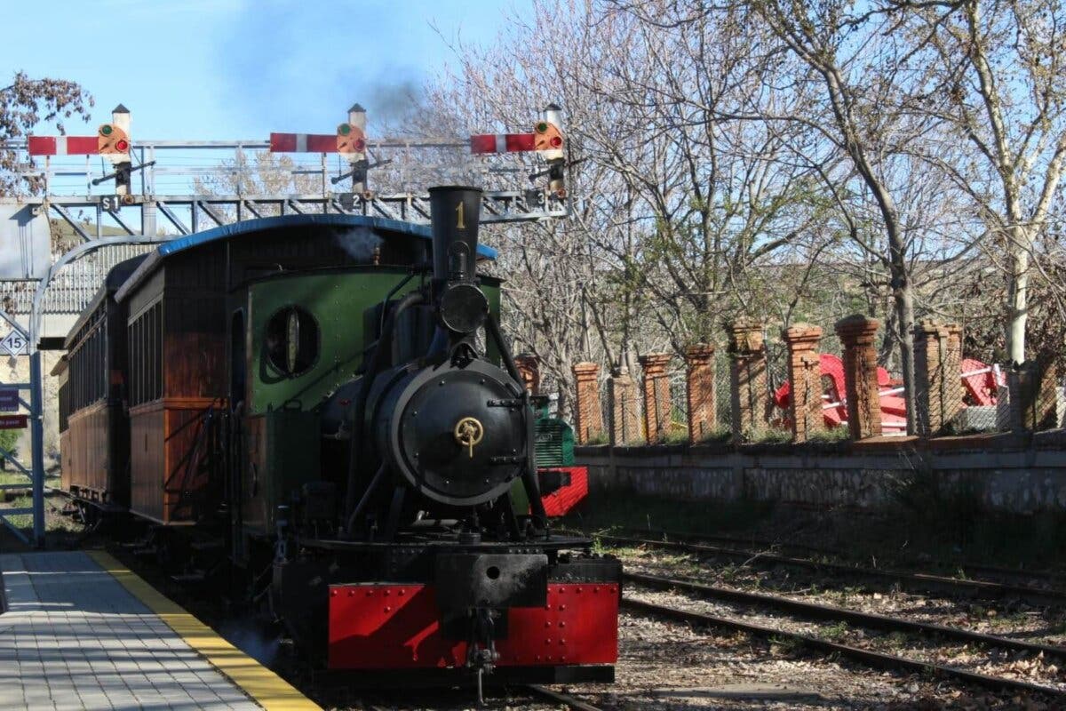 El Tren de Arganda vuelve a funcionar cada domingo hasta el 28 de mayo 