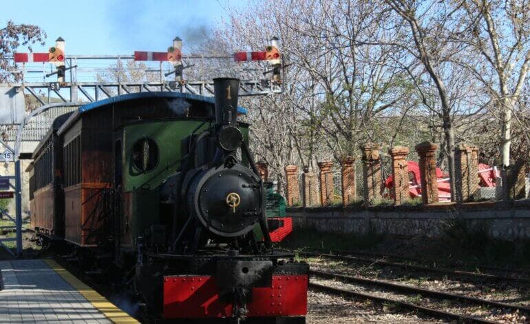 El Tren de Arganda vuelve a funcionar cada domingo hasta el 28 de mayo 