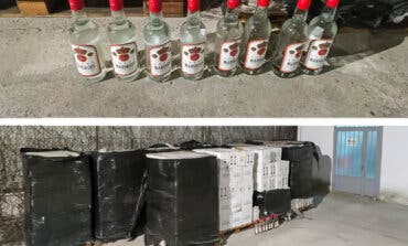 Torrejón de Ardoz: Intervienen 9.000 botellas de vodka ilegal en una empresa de alquiler de limusinas 