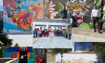 Cinco nuevos murales decoran las calles de Torrejón