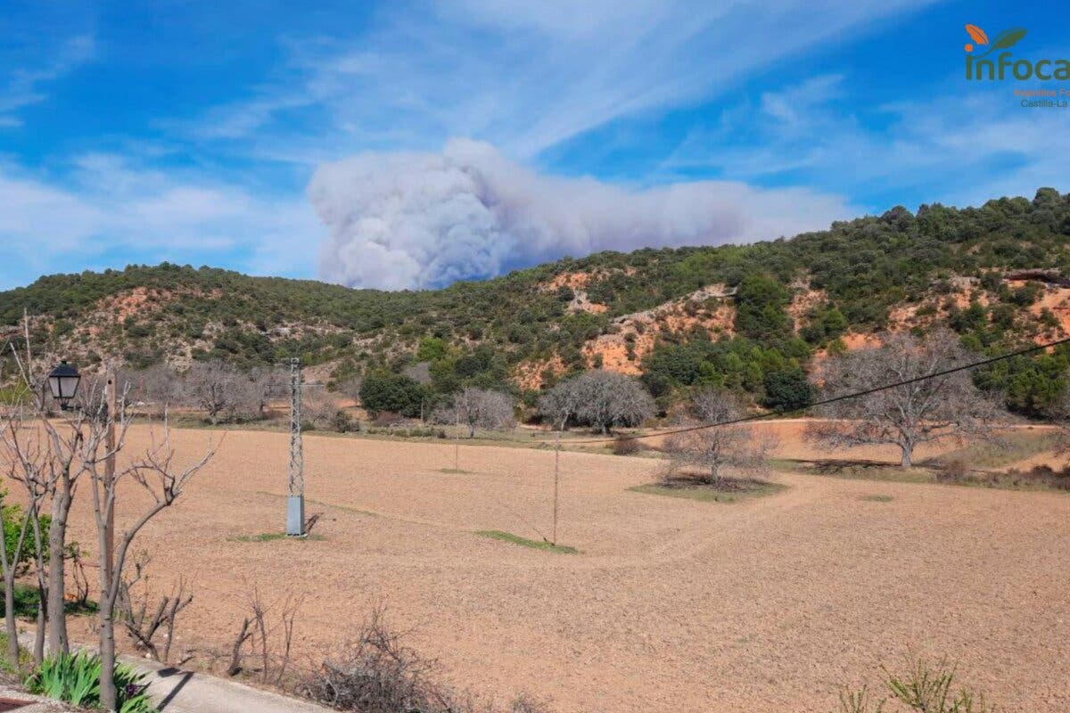 Extinguido el incendio forestal del Alto Tajo en Guadalajara