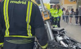 Muere un policía nacional de 35 años tras un accidente de moto en Madrid
