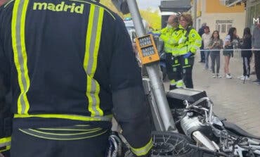 Muere un policía nacional de 35 años tras un accidente de moto en Madrid