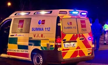 Dos heridos graves tras un choque frontal en San Sebastián de los Reyes