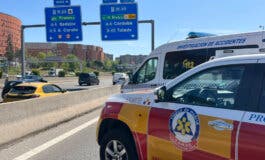 Muere un motorista en un accidente al incorporarse a la M-30