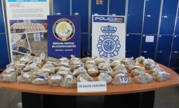 Incautan 50 kilos de heroína en un parking de Las Rozas 