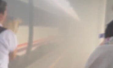 Un incendio en «el tren de la vergüenza» Madrid-Extremadura obliga a desalojar a los viajeros en Leganés
