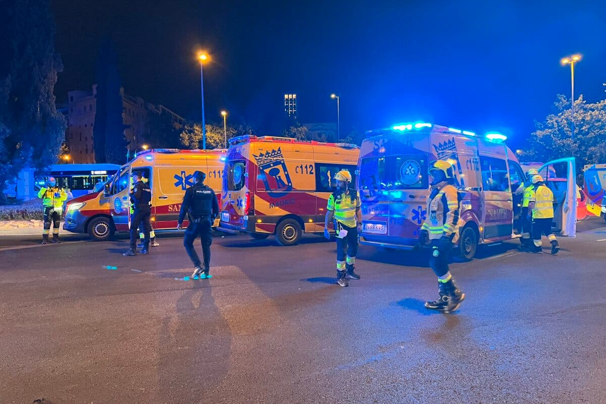 Ocho de los heridos del incendio mortal en un restaurante de Madrid continúan hospitalizados
