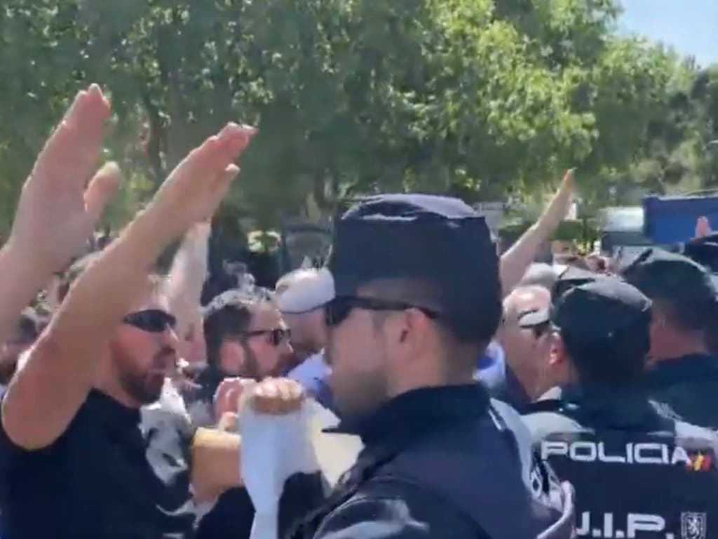 Tres detenidos por altercados en Madrid tras la exhumación de Primo de Rivera