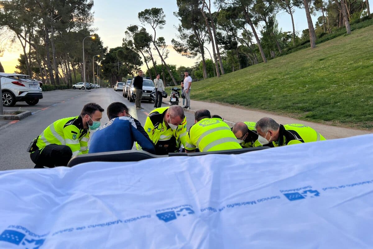 Muy grave un niño de 8 años tras ser atropellado por una moto en Madrid