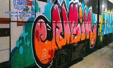 Detenidos en Madrid 15 grafiteros por causar daños en vagones de Cercanías por valor de 240.000 euros