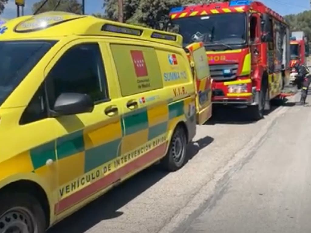 Mueren dos trabajadores al caerles encima una losa de hormigón en la reforma de un chalet de Galapagar 