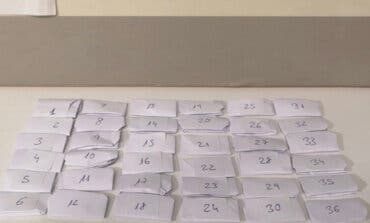 Detenido en Arganda un hombre que llevaba 36 papelinas de cocaína en el coche 