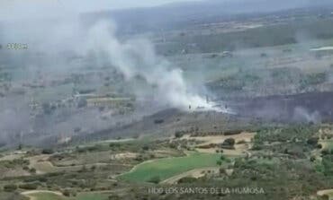 Arden siete hectáreas de monte bajo, matorral y pasto en un incendio en Santorcaz