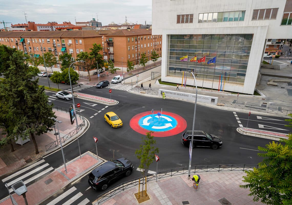 Abiertas al tráfico cuatro nuevas rotondas en Torrejón de Ardoz 