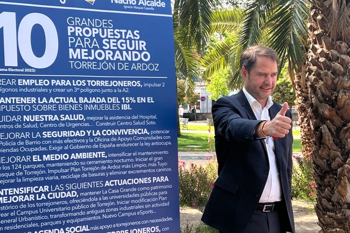 Ignacio Vázquez presenta «10 grandes propuestas para seguir mejorando Torrejón de Ardoz»