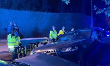 Un joven de 19 años muy grave al salir despedido del coche tras un accidente en Pozuelo de Alarcón 