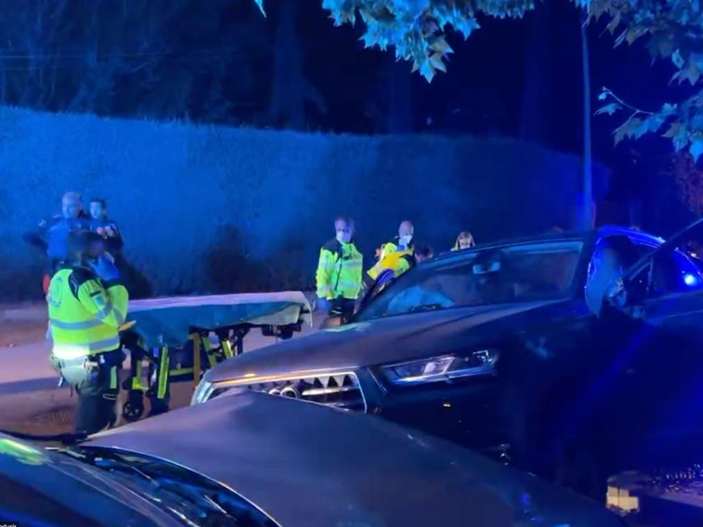 Un joven de 19 años muy grave al salir despedido del coche tras un accidente en Pozuelo de Alarcón 