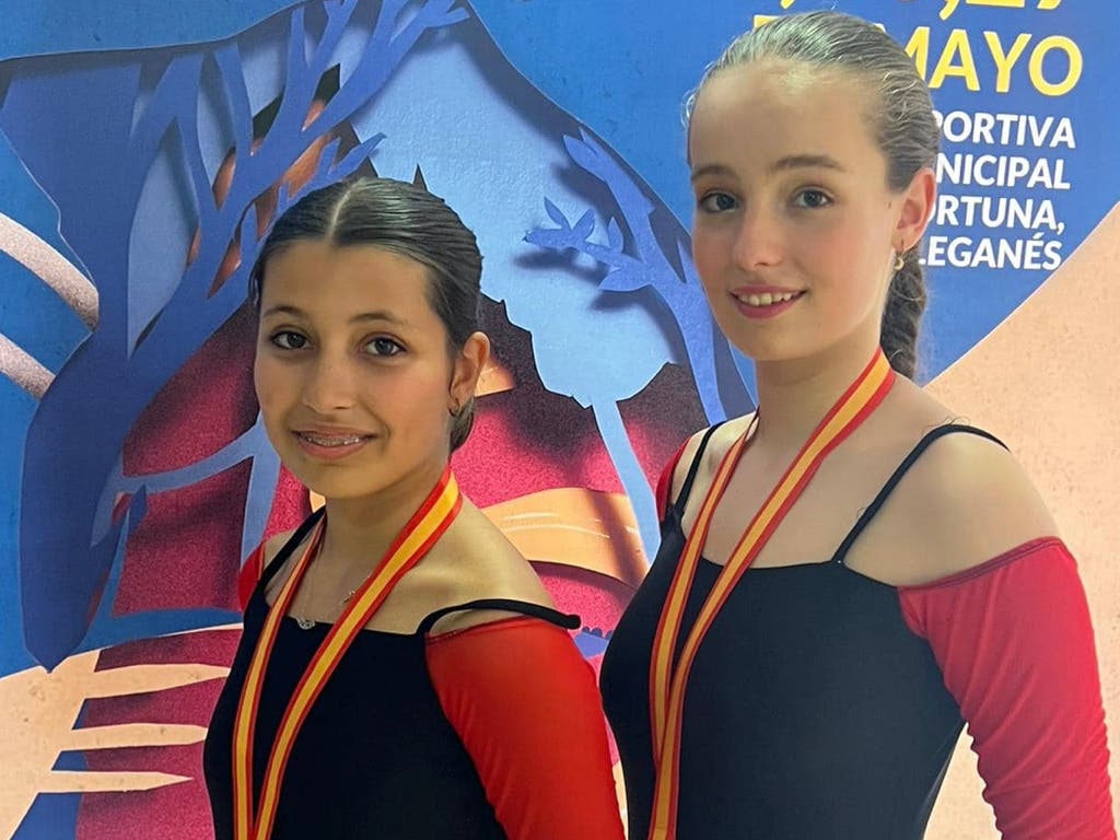 Dos patinadoras de Coslada se proclaman campeonas de España en sus respectivas categorías