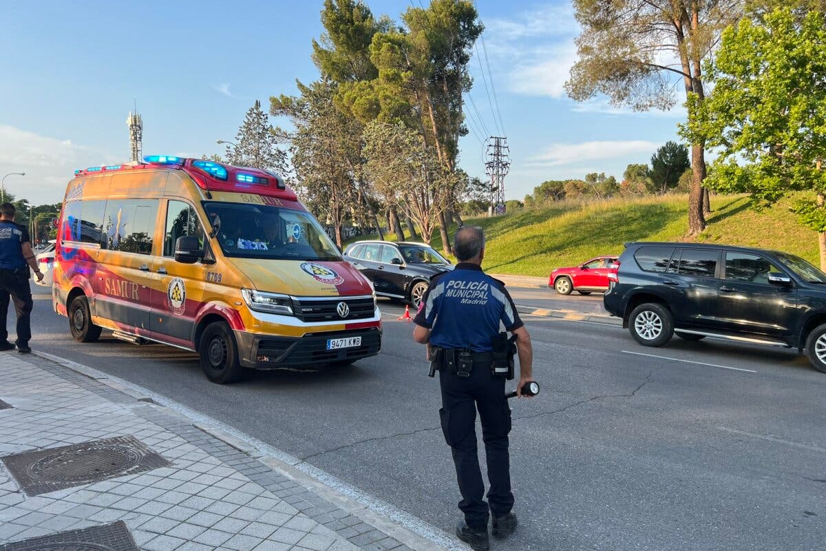 Herida grave una joven de 20 años tras ser atropellada en Madrid 
