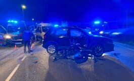 Herido grave un motorista de 31 años tras colisionar con un coche en Madrid
