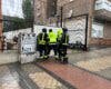 Tres operarios electrocutados en un instituto de Madrid