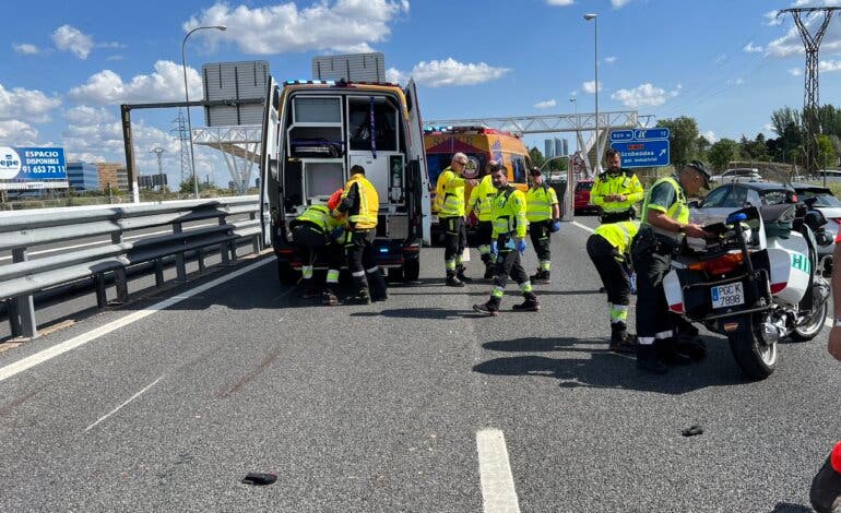 Un muerto y un herido grave en un accidente de moto en la M-607